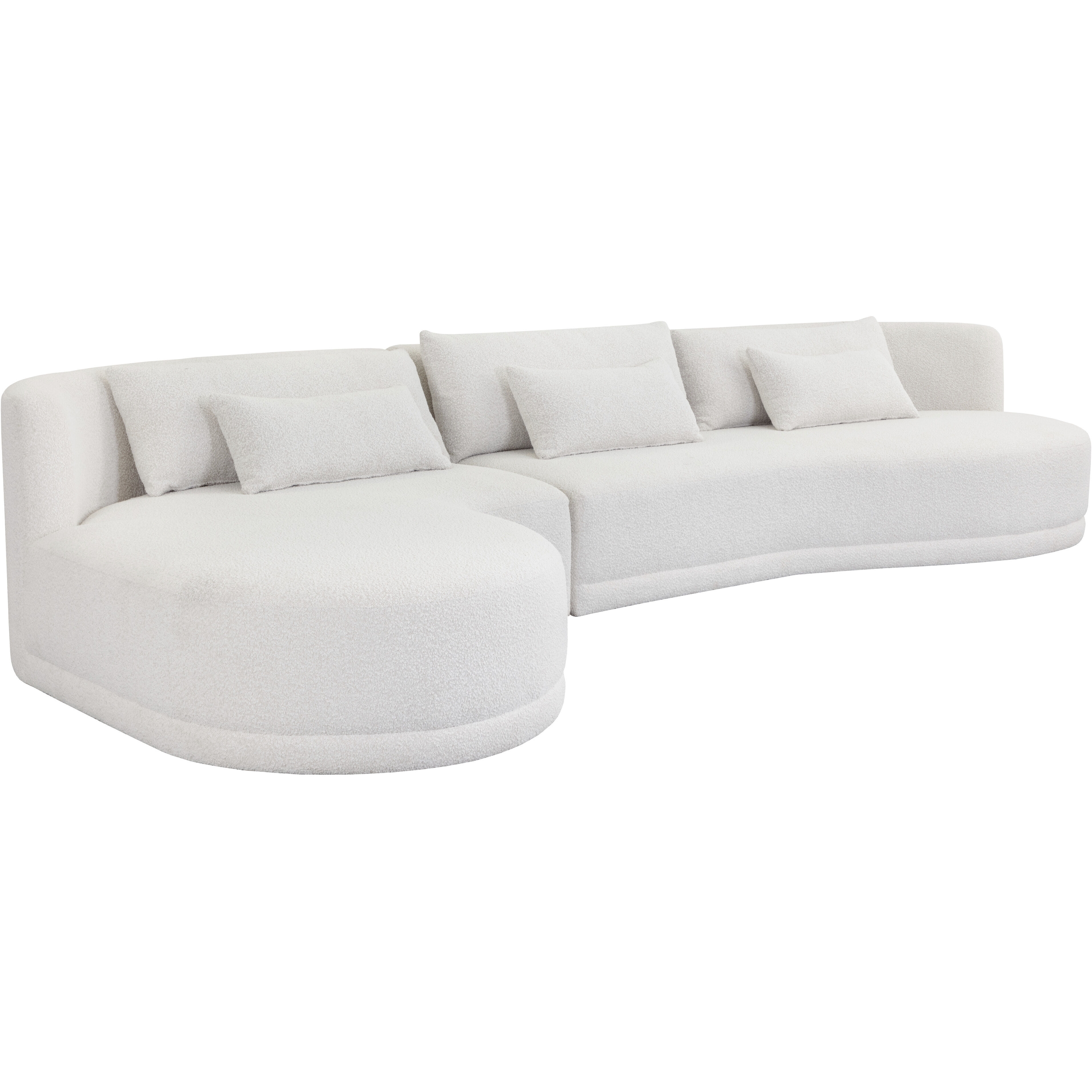 Laken Copenhagen White Sofa Chaise, LAF